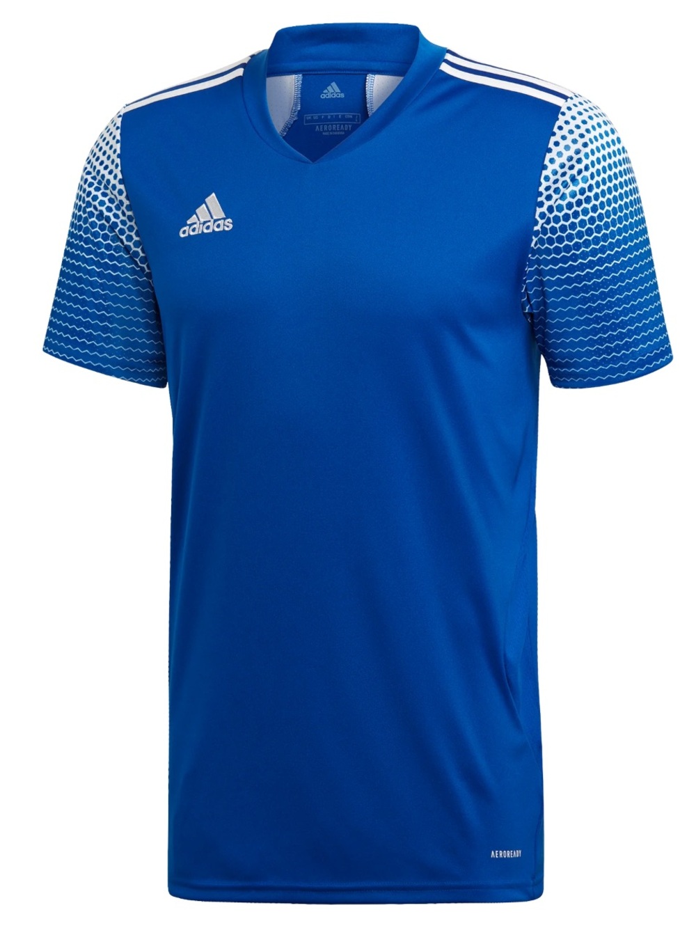 adidas Men's Royal Blue Soccer Jersey with White Sleeve Accents